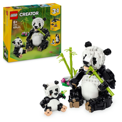 LEGO Creator 3in1 Wild Animals: Panda Family Toy Set 31165