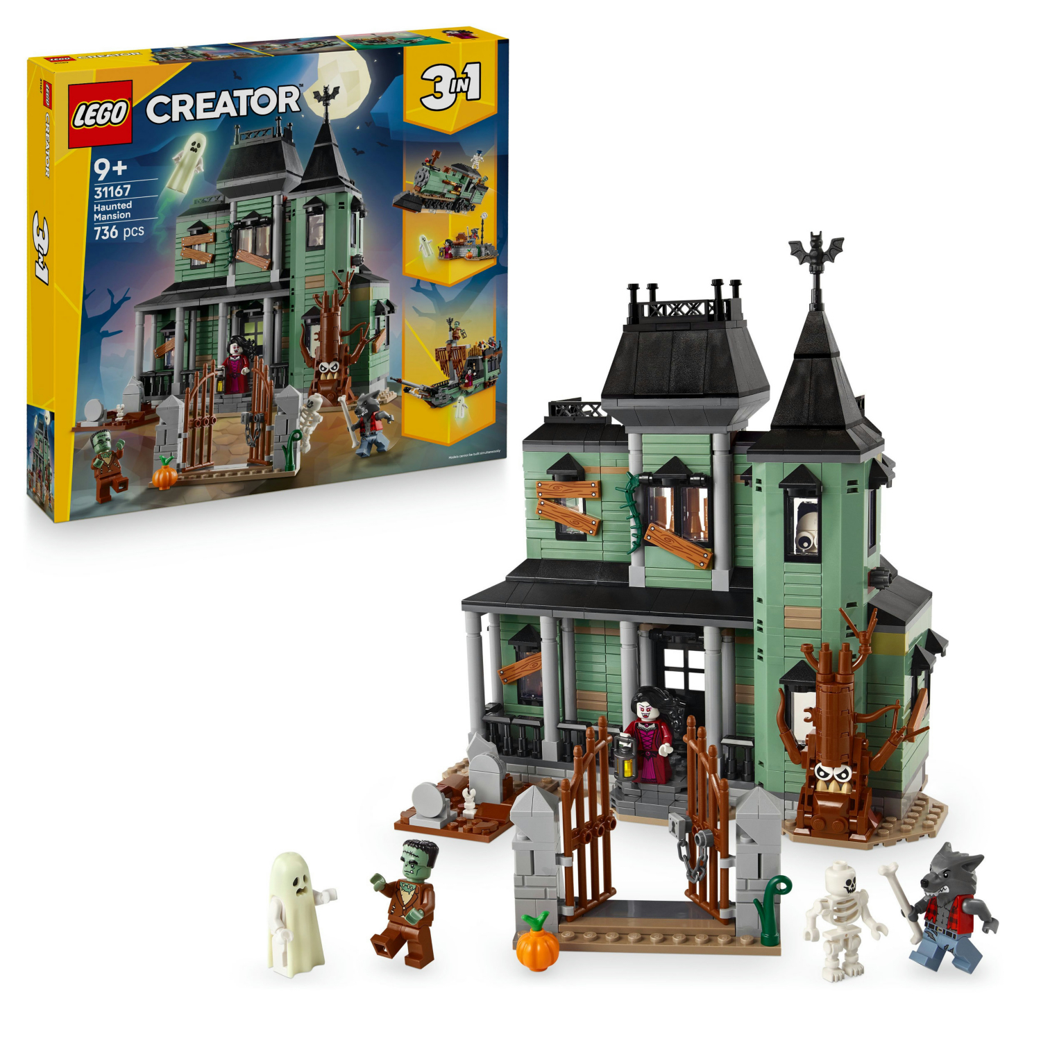 Lego Creator Haunted Mansion Building Toy 31167 - Image 8