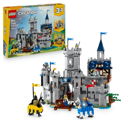 LEGO Creator 3in1 Medieval Horse Knight Castle 31168