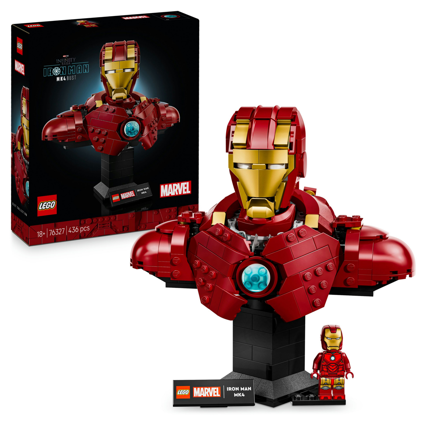 LEGO® Marvel Iron Man MK4 Bust 76327 – 436 Pieces - Image 17