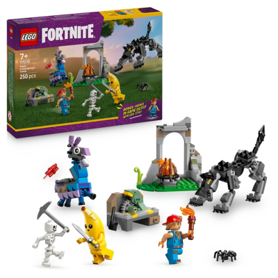 LEGO® Fortnite® Peely & Sparkplug’s Camp Video Game Building Set 77075