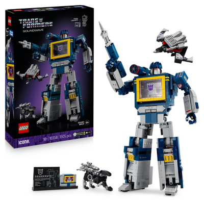 LEGO Icons Transformers: Soundwave Model Kit 10358