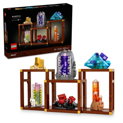 LEGO Ideas Mineral Collection Set for Adults 21362