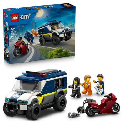 LEGO City Police Prisoner Transport Van Construction Set 60479