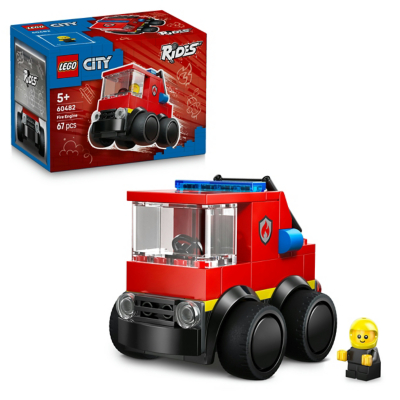 LEGO City Rides - Fire Engine Toy Building Set 60482