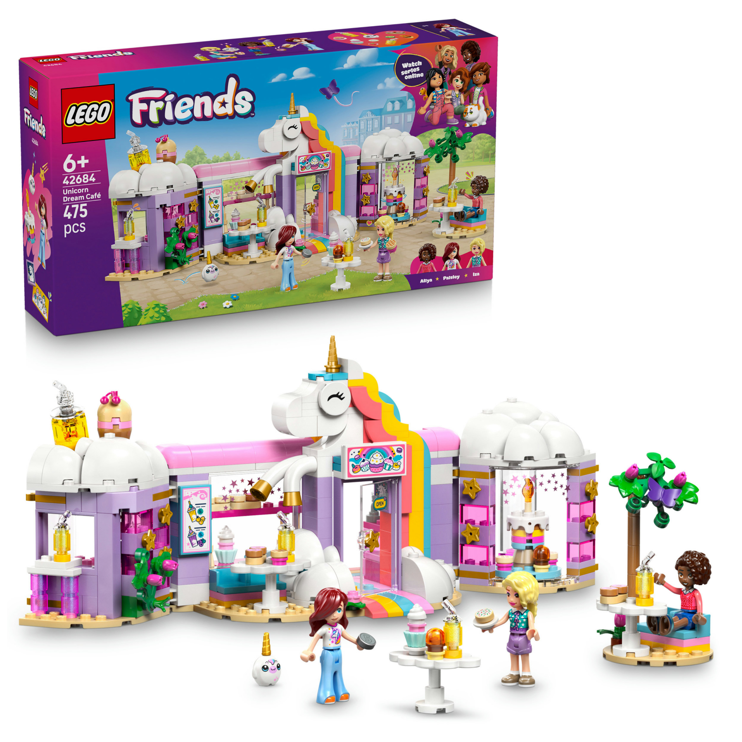 Lego Friends Unicorn Dream Café Toy For Kids 42684