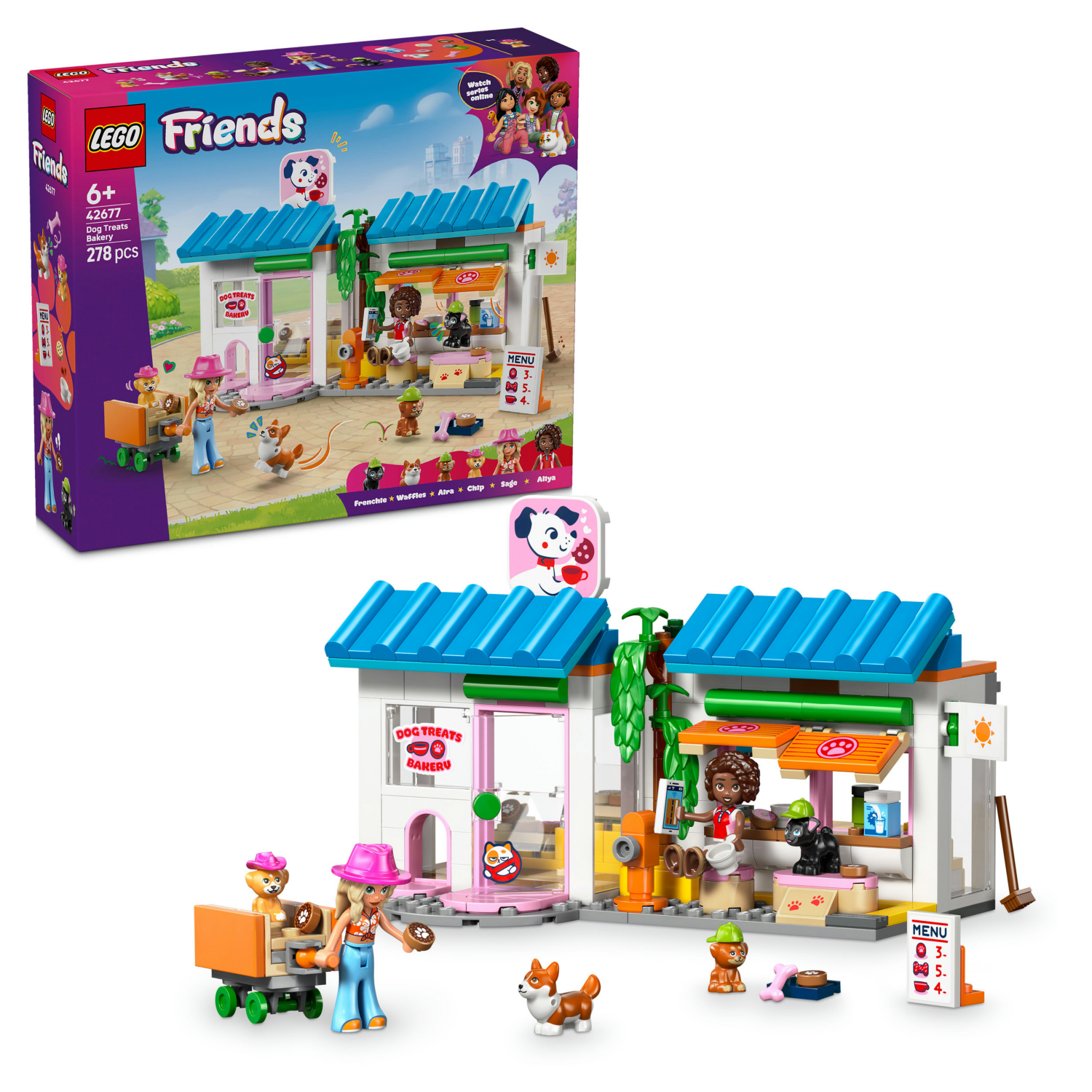 Lego Friends Dog Treats Bakery Shop Toy 42677