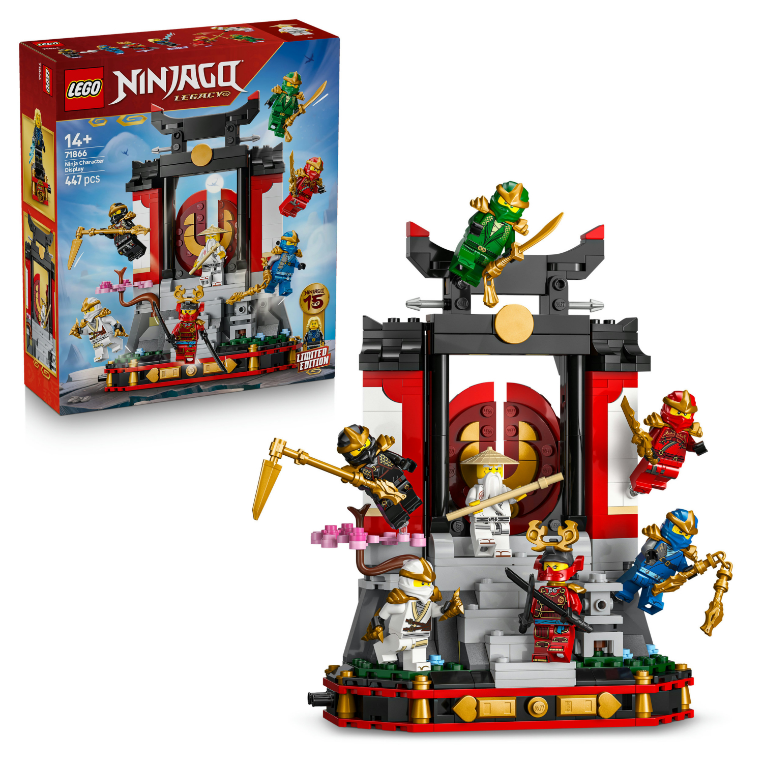 Lego Ninjago Ninja Character Display 15Th Anniversary 71866