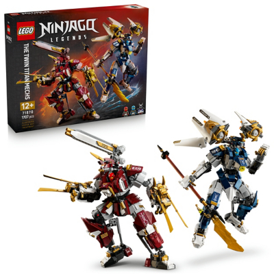 LEGO NINJAGO The Twin Titan Mechs Building Toy 71870 | Toys