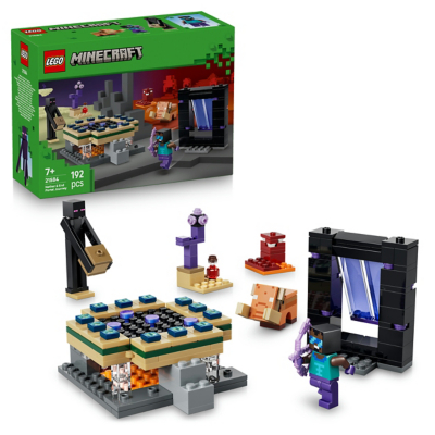 LEGO Minecraft Nether and End Portal Journey Construction Set 21584