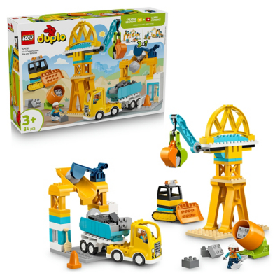 LEGO Duplo 3 in 1 Construction Site and Vehicles Construction Set 10476