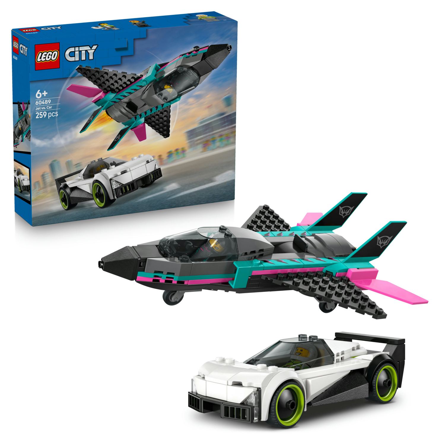 Lego CITY 60489 Jet vs Car - Image 13