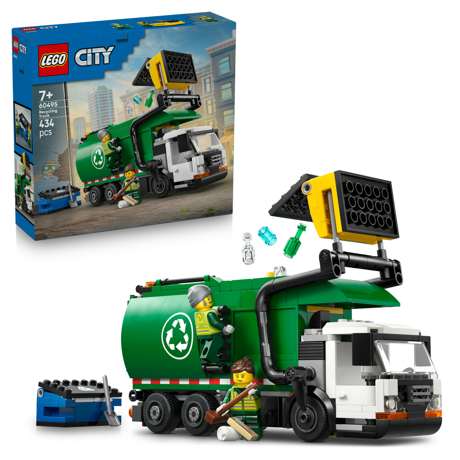 Lego City Recycling Truck Toy For Kids 60495