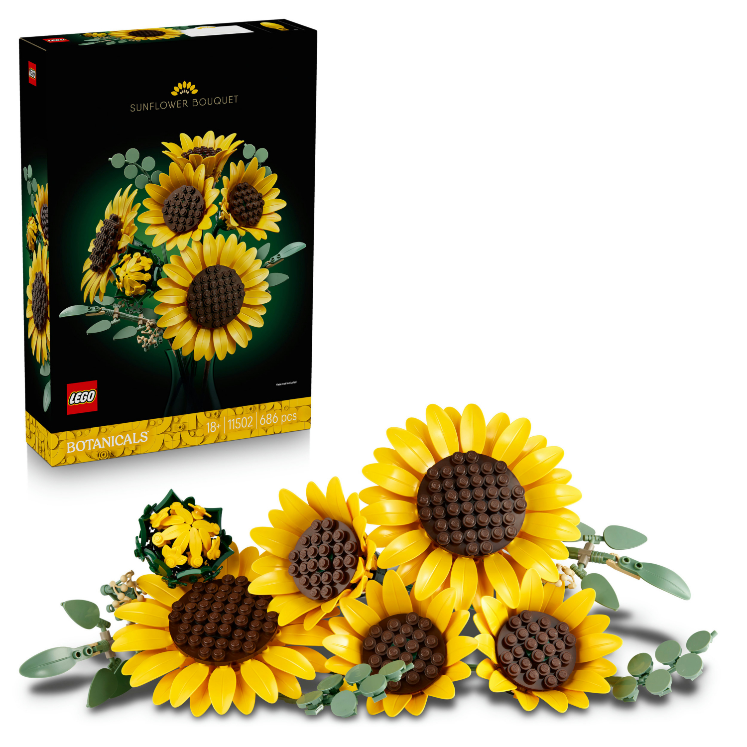 Lego Botanicals Sunflower Bouquet Flower Decor 11502