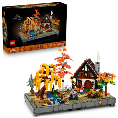 LEGO Icons Autumn Cottage Garden Construction Set 11372