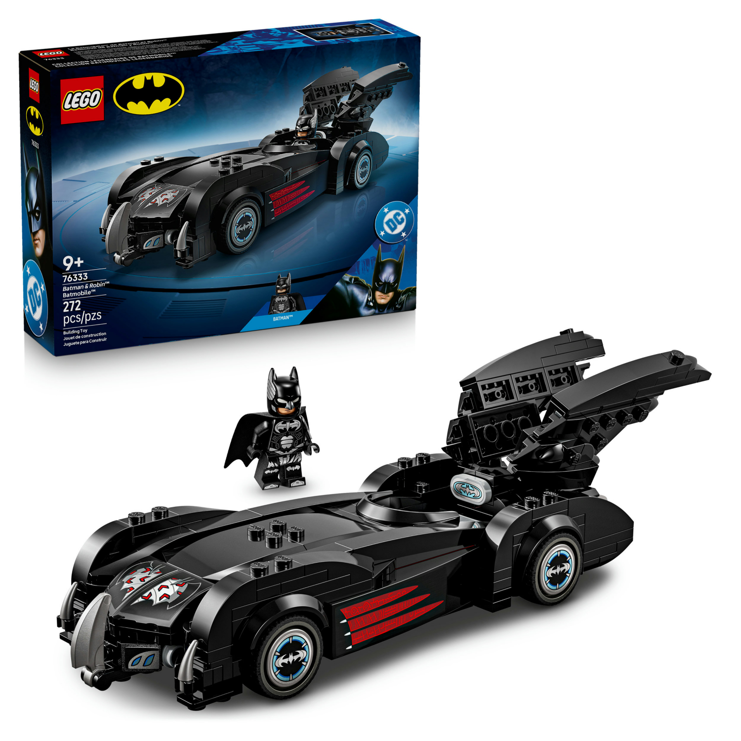 Lego Batman & Robin Batmobile 76333 - Image 2