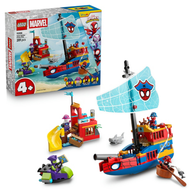 LEGO | Marvel Team Spidey Pirate Ship Building Toy 11208