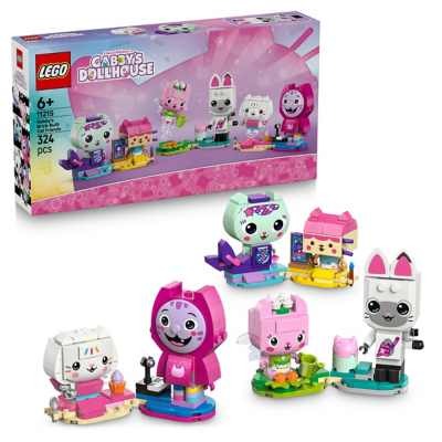 LEGO Gabby's Dollhouse Gabby's Brick-Built Cat Friends Construction Set 11215