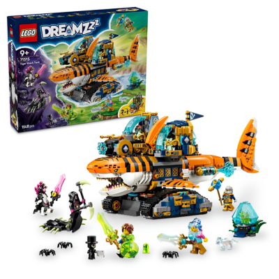 LEGO DREAMZzz 2in1 Tiger Shark Tank Toy 71515