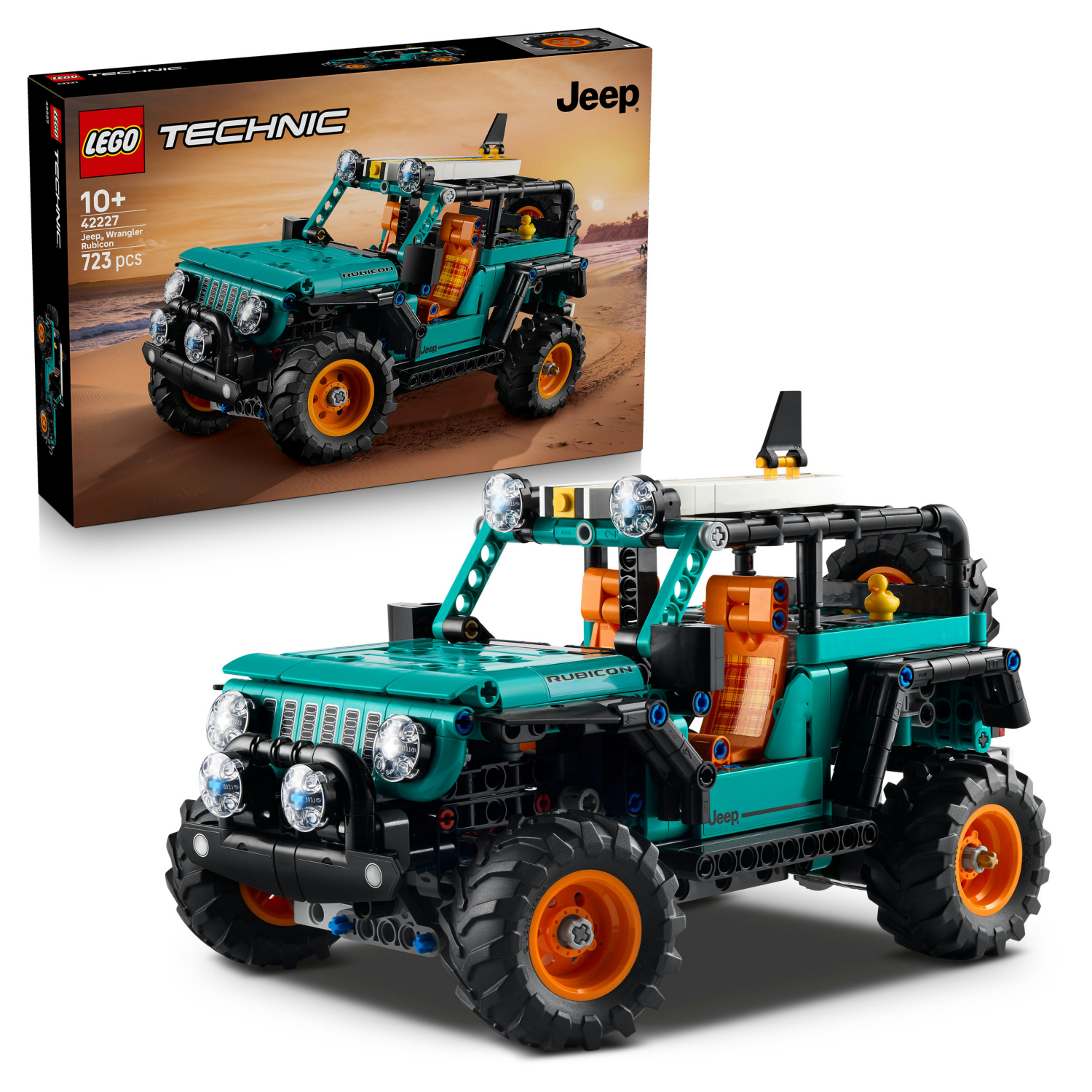 Lego Technic Jeep Wrangler Rubicon Suv Car Toy 42227