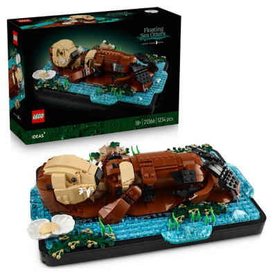 LEGO Ideas Floating Sea Otters Building Set 21366