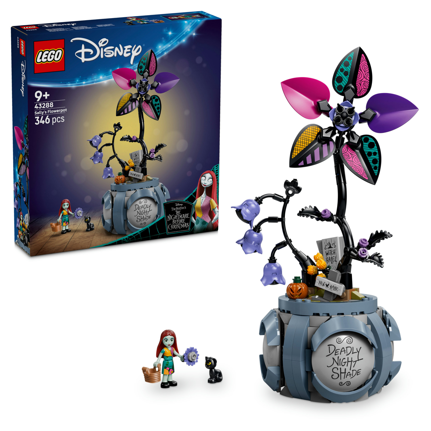 LEGO Disney Sally’s Flowerpot Building Toy for Kids 43288 - Image 11