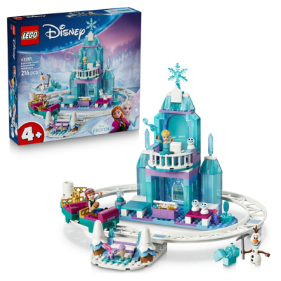 LEGO Disney Elsa's Ice Castle and Sw Ride Adventure Construction Set 43281