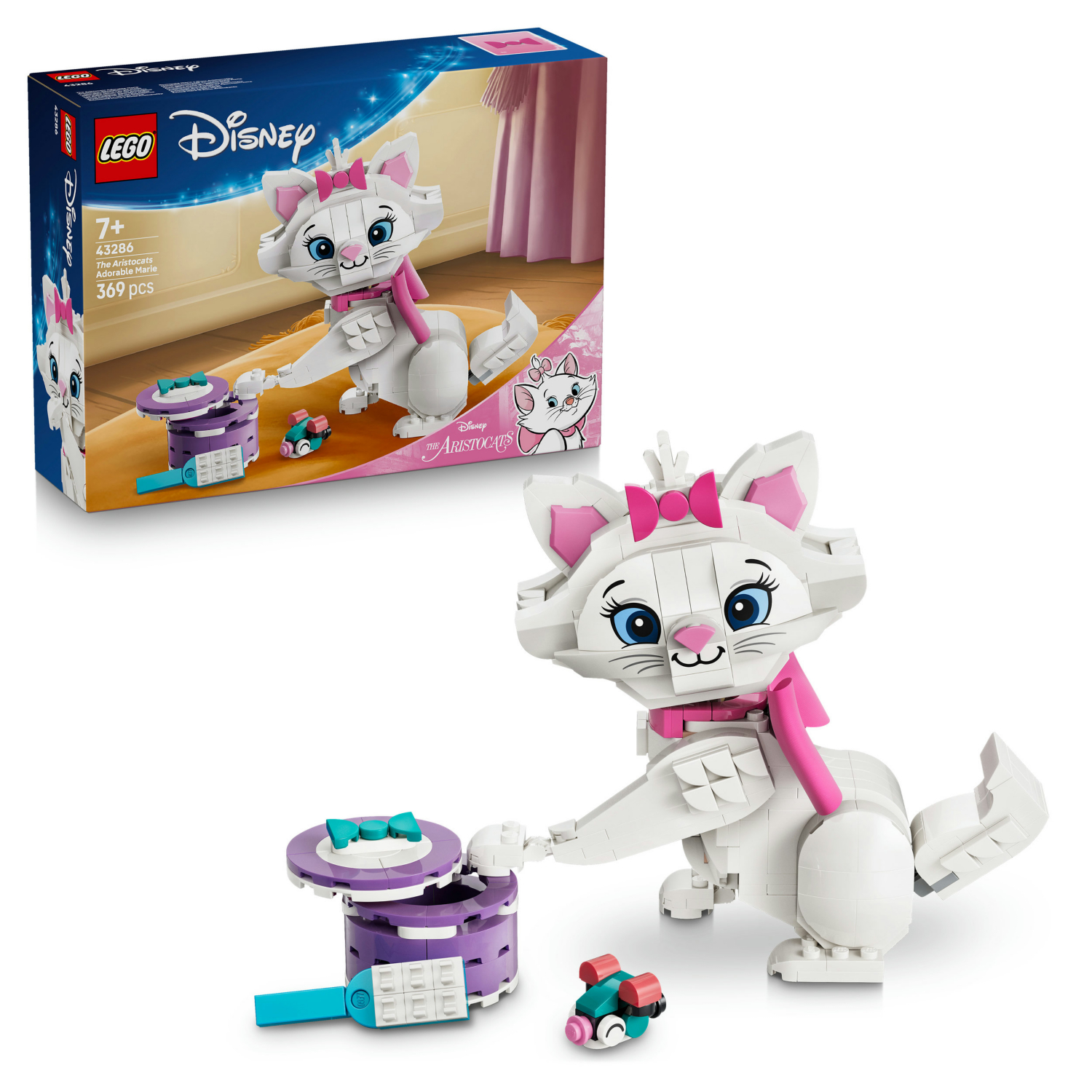 Lego Pink/White ǀ Disney The Aristocats Adorable Marie 43286