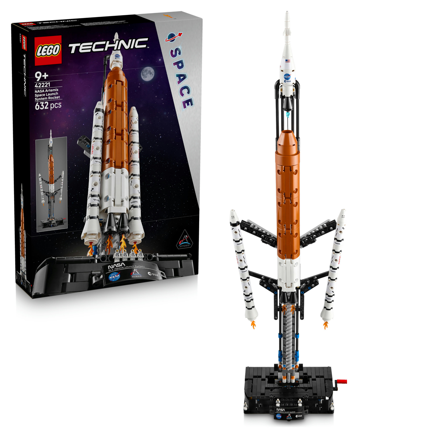 Lego Blue Technic Nasa Artemis Space Launch System Rocket 42221