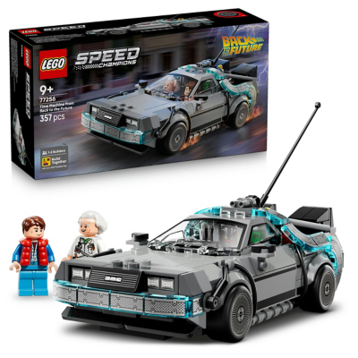 LEGO Speed Champions Back To The Future Time Machine Construction Set 77256