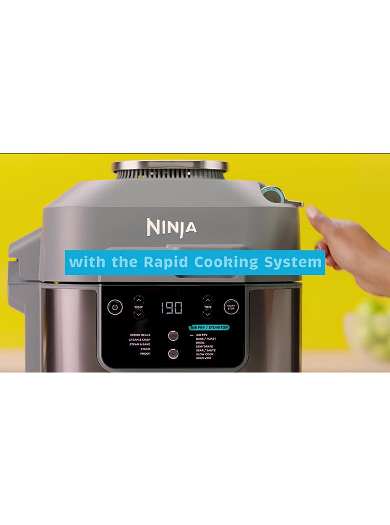 NINJA SPEEDI TERIYAKI CHICKEN AND FRIED RICE!  Ninja Speedi Rapid Cooker  and Air Fryer Recipe! 