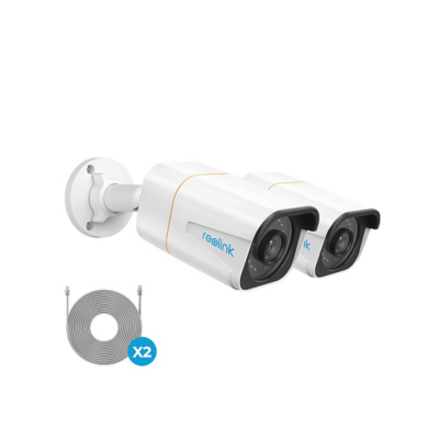 George Black & White Reolink 4K+ Uhd Nvr Poe Ai Bullet Add-On Cam 2Pk Size 4