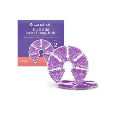Lansinoh 2 Pack Hot & Cold Breast Therapy