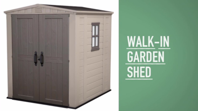Keter Factor 6 x 6ft Outdoor Apex Garden Storage Shed Brown Outdoor