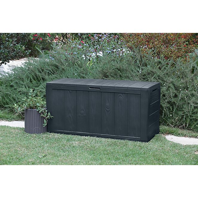 Keter Sherwood Outdoor Plastic Storage Box Garden Furniture 117 x 45 x 57.5 cm 