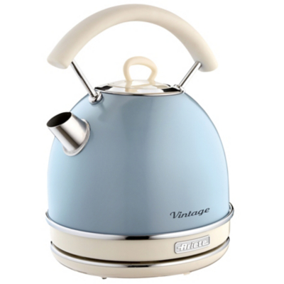 George Light Blue Ariete Vintage 1.7L Dome Kettle - Light Blue