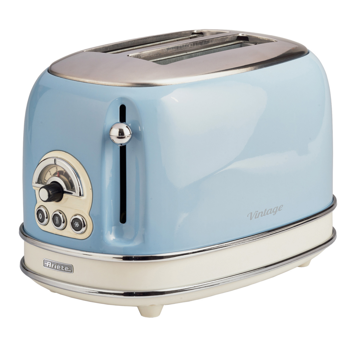 George Light Blue Ariete Vintage Blue 2 Slice Toaster,