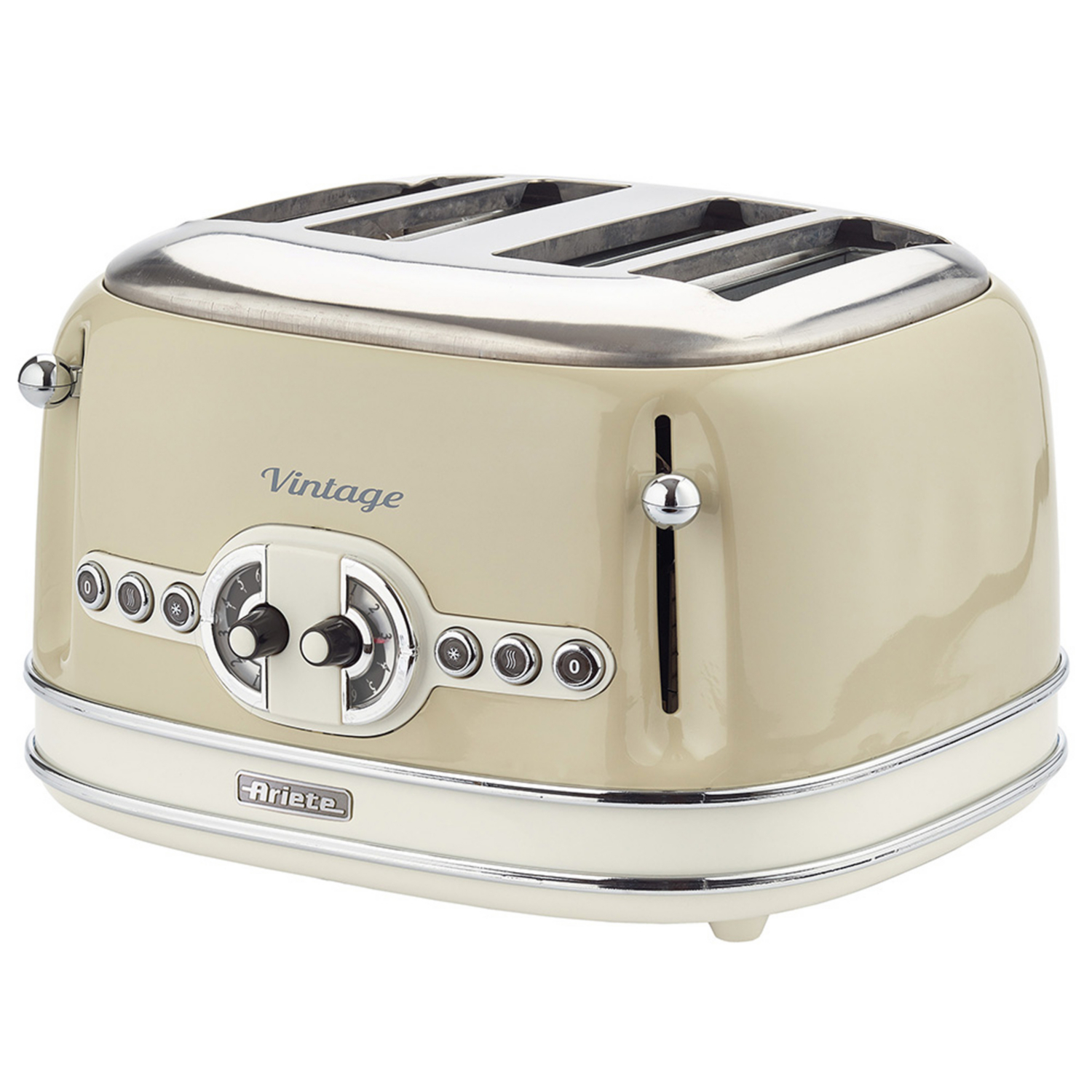George Beige Ariete Vintage Cream 4 Slice Toaster,