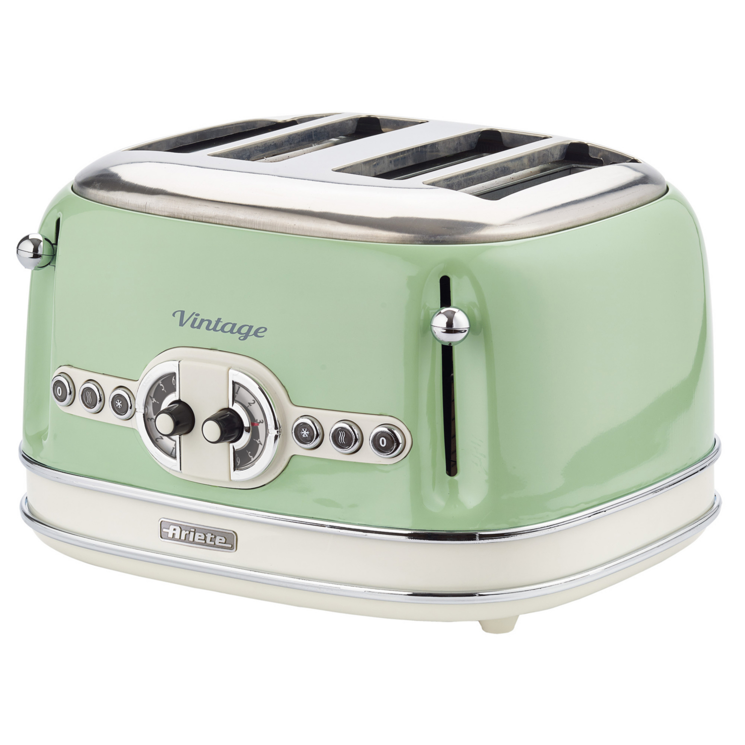 George Retro Green Ariete Vintage Green 4 Slice Toaster