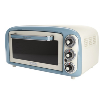 Ariete Vinatge AR7905 18L Electric Mini Oven - Blue, Blue
