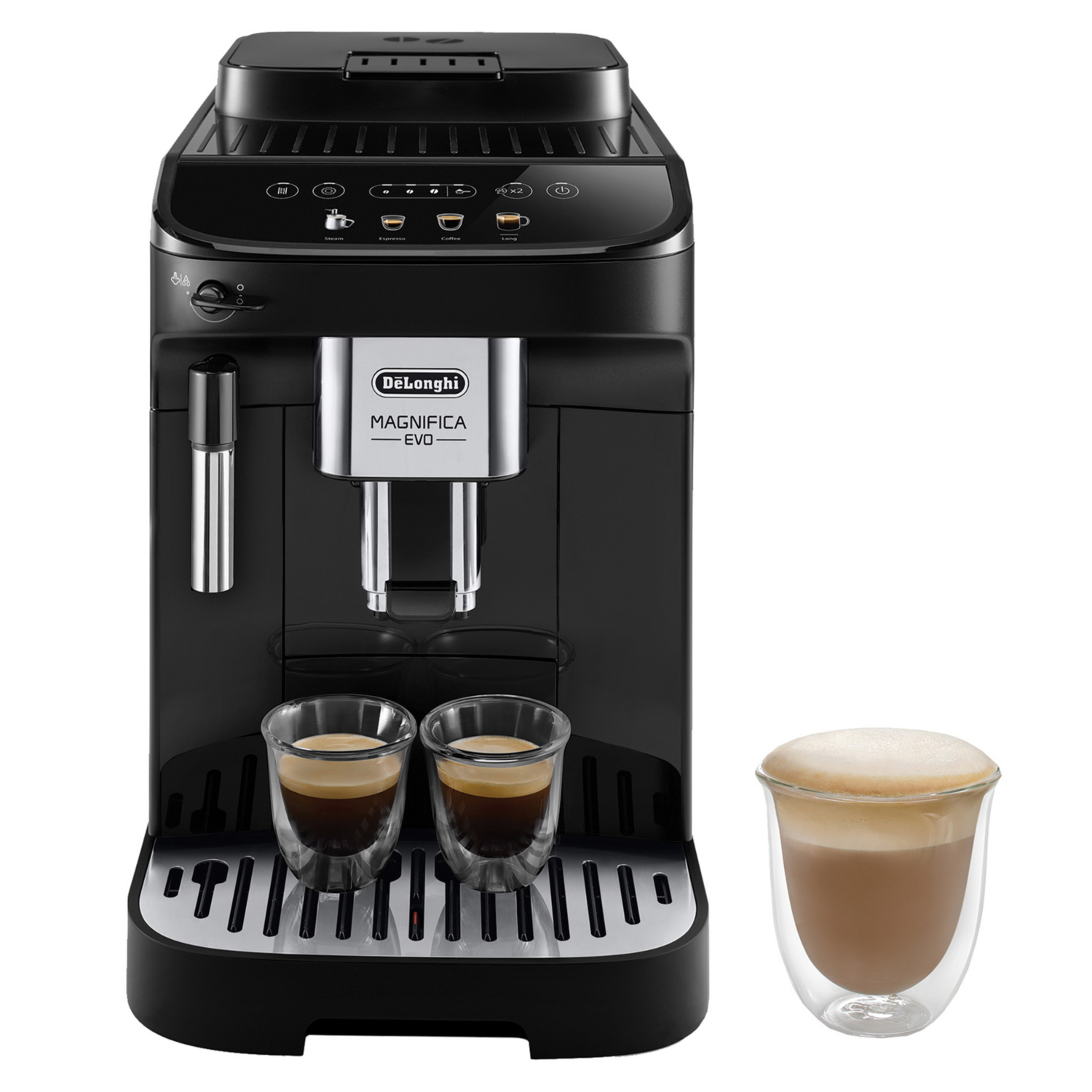 Delonghi Black Magnifica Evo Bean To Cup Automatic Coffee Machine