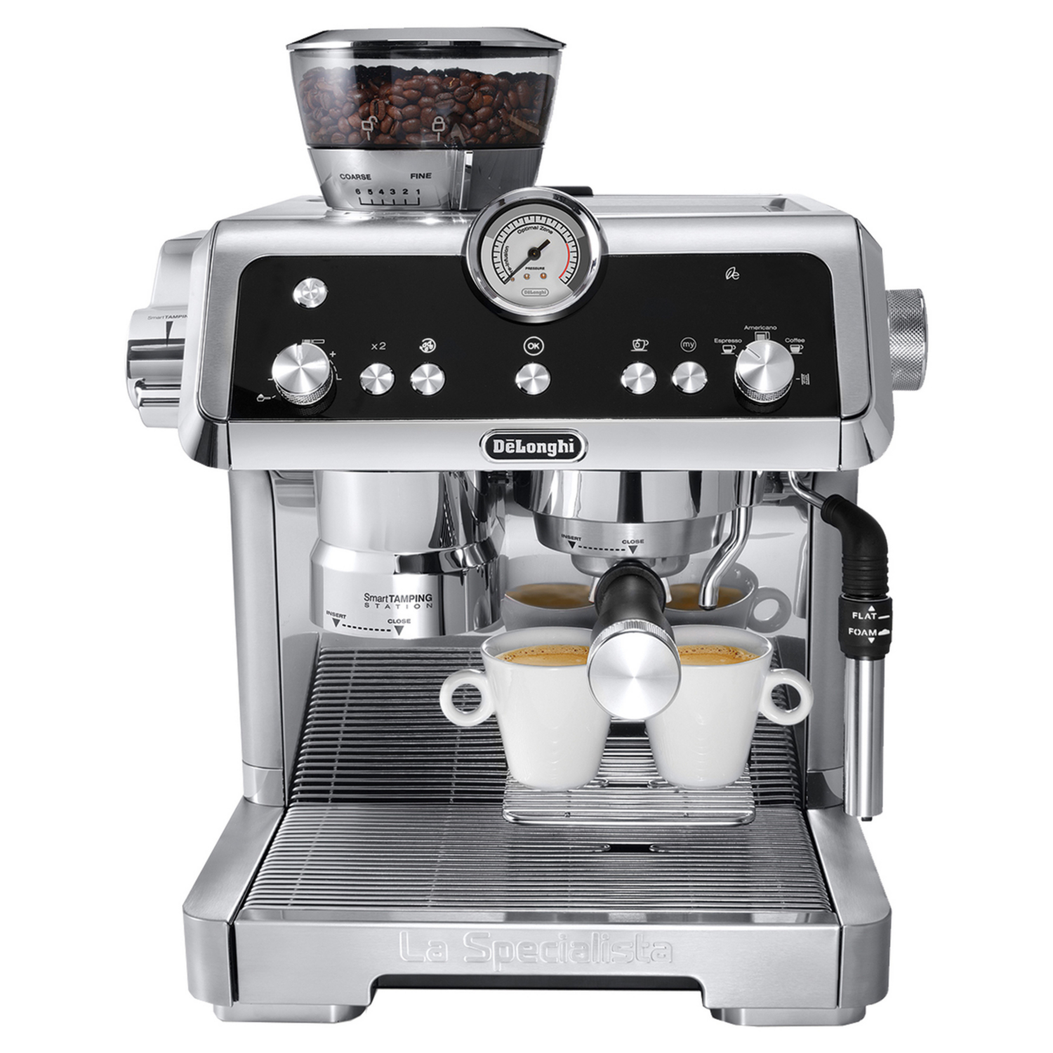 DeLonghi La Specialista Opera EC9555.M Espresso Machine - Stainless Steel - 19 bar - Image 4