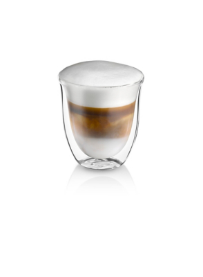 DeLonghi 6 Piece Cappuccino Coffee Glass Set Home at ASDA