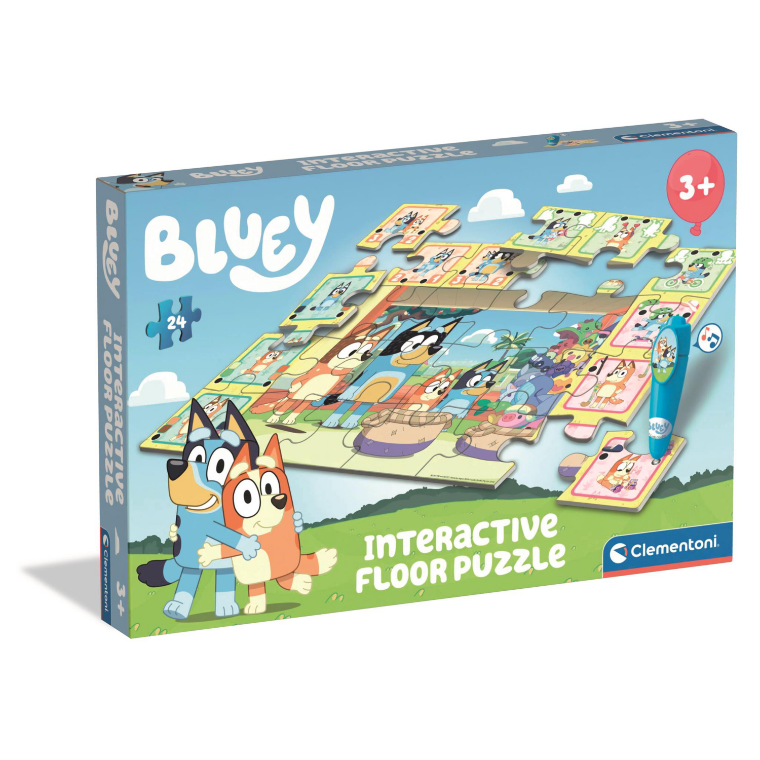 NEW Bluey Interactive Floor Puzzle With Electronic Pen - Image 4