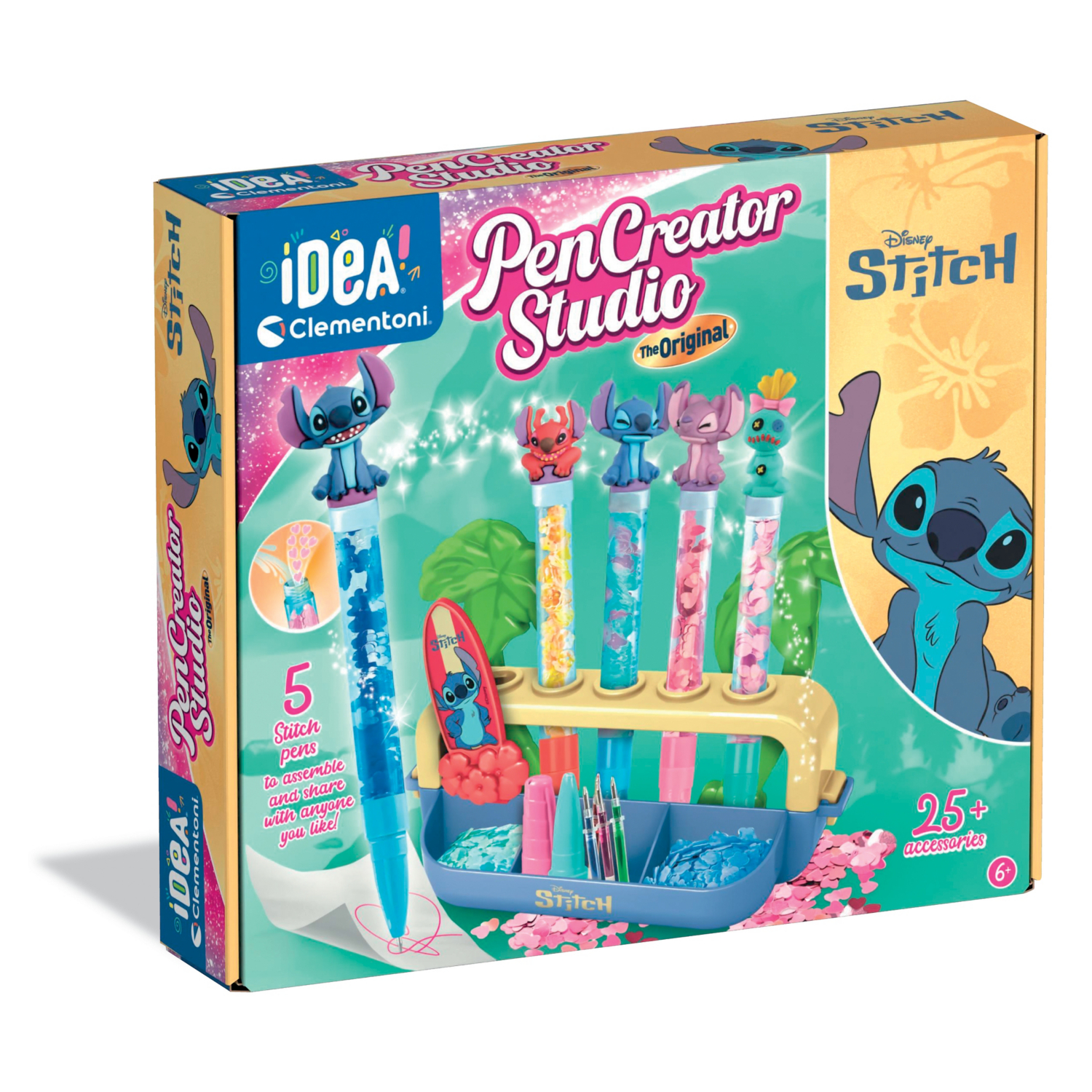 Clementoni Stitch Pen Lab – Create Colourful Stitch-Inspired Pens with Accessories and Tools for Kids 6+ - Image 7
