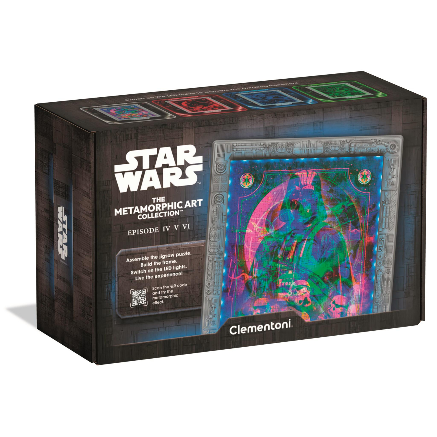 Star Wars Original Trilogy Metamorphic Puzzle Art with RGB LED Backlighting - Image 3