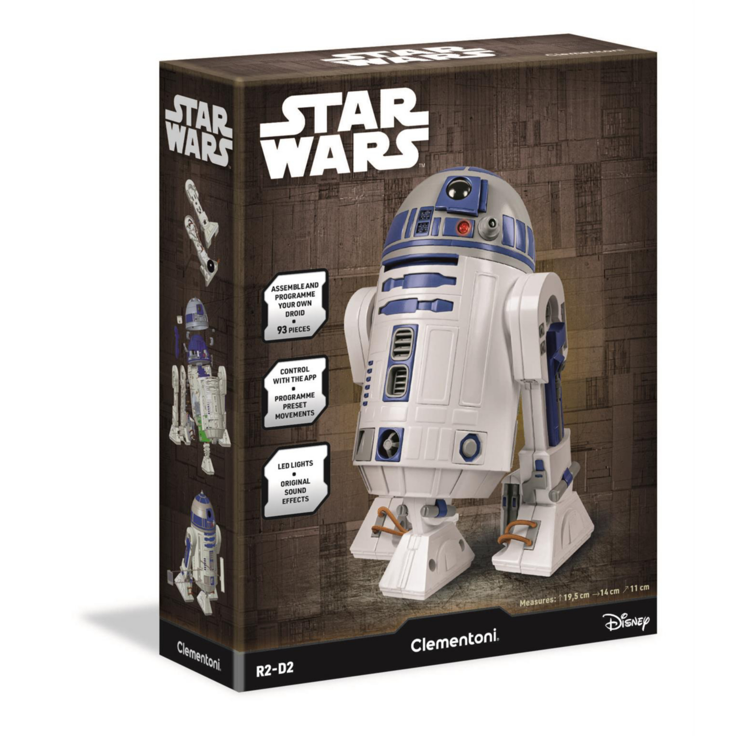Star Wars R2-D2 Buildable Robot Toy Lights and Sounds Moving Robot Star Wars - Image 3