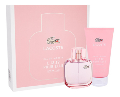 lacoste pink perfume gift set