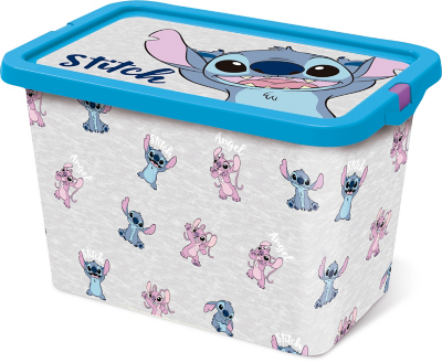 Stitch Plastic Storage Box Home at ASDA