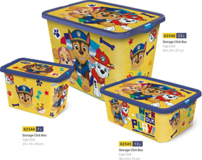 paw patrol storage box